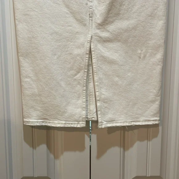 UNIVERSAL THREAD WHITE DENIM SKIRT - Picture 7 of 11